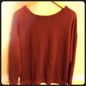Maroon sweatshirt